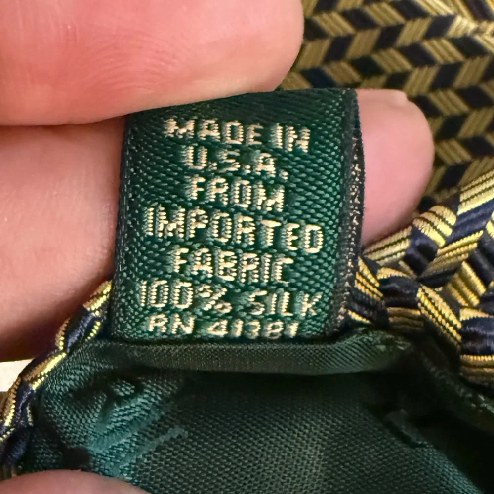 New! Ralph Lauren Silk Hand Finished Tie